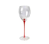 Nordic Crystal Glass Red Rod Tazza di Vino Handmade Calice Champagne Bicchieri Bar Hotel Party Casa Drinkware