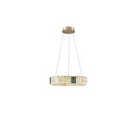 Nordic Elegant Revolving Crystal Rings Chandeliers Classical Home-applicants LED Dimmable Lamp For Living Room