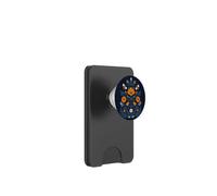 Nordic Folk Art - Motivo floreale con api, giardino e natura PopSockets PopWallet per MagSafe
