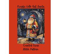 Nordic Folk Art Santa: Counted Cross Stitch Pattern