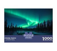 Nordic Forest1000 Piece Jigsaw Puzzles for Adults And Kids Family Game AuroraFun And Challenging Home Decors Great Gift Idea38x26cm/1000pcs