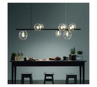 Nordic Glass Ball Chandelier Light Modern Dinning Room Light Fixture Decor Hanging Light Suspension LED Lamp