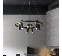 Nordic Home Decor Lamp Luxury Pendant Modern Design Circular Restaurant Lighting Fixture Minimalist Bedroom