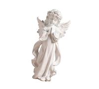 Nordic Homes Decors Resins Cherubino Girl Scultura Pregare Cherubino Figurine Con Ala Dettaglio Per Soggiorno Tavolo Mensola Nordic Angel Statua