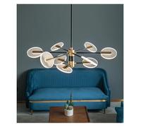 Nordic Iron LED Chandelier Dining Room Creative Pendant Lamp Interior Decor Rotatable Hanging Lamp For Living Room Bedroom