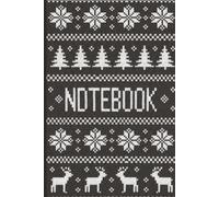 Nordic Knit Pattern Notebook: Aesthetic Black & White Scandinavian Design | Writing, Notes & Daily Journaling