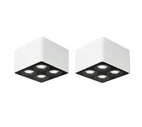 Nordic LED Downlights Aluminum Creative Spotlight Adjustable Angle Ceiling Down Lighting COB Anti-Glare Ceiling Lamps for Corridors Reading Rooms Living Rooms,