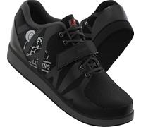 Nordic Lifting Scarpa da Powerlifting per Sollevamento Pesi Pesanti - Scarpa da Squat Uomo - MEGIN - Nero, Taglia 8.5