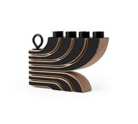 Nordic Light Candeliere A 4 Bracci Nero