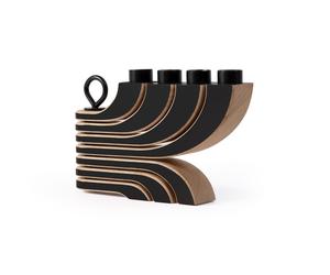 Nordic Light Candeliere A 4 Bracci Nero