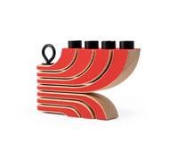 Nordic Light Candeliere A 4 Bracci Rosso