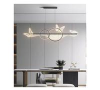 Nordic Light Luxury Dining Room LED Chandelier Kitchen Pendant Lamps Creative Study Butterfly Lamp