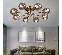 Nordic Living Room Chandeliers luster E27 Base Led Ceiling Lamps For Bedroom Kitchen Dining Luxury Glass Bulb Lighting Fixture