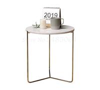 Nordic Marble Side Coffee Table Simple Creative Modern Living Room Sofa Light Iron Corner Table