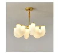 Nordic Minimalism Pendant Lights U-shaped Rotational Molding Lampshade Led Lamp Home Decor Dining Room Living Bedroom Chandelier