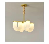 Nordic Minimalism Pendant Lights U-shaped Rotational Molding Lampshade Led Lamp Home Decor Dining Room Living Bedroom Chandelier