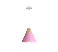 Nordic Minimalist Style E27 Screw Single Pendant Lamp, Colored Lid Metal Lighting Fixtures, Living Room Dining Room Kitchen Island Hanging Light.