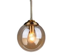 Nordic Modern Style Glass Pendant Lampshade,E27 Screw Single-head F CeilingHanging Light,Study, Living Room, Kitchen,Decoration Lighting Fixtures