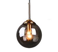 Nordic Modern Style Glass Pendant Lampshade,E27 Screw Single-head F CeilingHanging Light,Study, Living Room, Kitchen,Decoration Lighting Fixtures