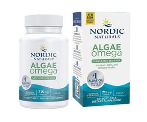 Nordic Naturals Algae Omega 715 mg (Omega-3 da alghe), 60 capsule