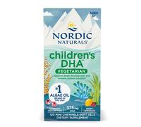 Nordic Naturals Children's DHA, Omega 3 per bambini - Gusto frutti di bosco, 375 mg, 120 capsule molli masticabili Integratore alimentare