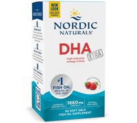 Nordic Naturals, DHA Xtra, 1660 mg Omega-3, fragola, 60 capsule molli