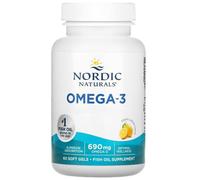 Nordic Naturals, Omega-3, 690mg Omega-3, Limone, 60 Capsule Morbide - Spedizi...