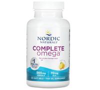 Nordic Naturals, Omega completo, 565 mg Omega-3 più 70 mg GLA, limone, 120