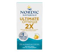 Nordic Naturals Ultimate Omega 2X,, Olio di pesce Omega-3, 2.150 mg