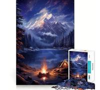 Nordic Nature Aurora Puzzle per ragazzi 1000 pezzi Puzzle per rafforzare la memoria Tempo di pace Qualità Bordo Classico Regalo (50x75cm)