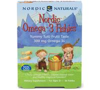 Nordic Omega-3 Pesciolini, 300mg Gusto Tutti Frutti Deliziosi - 36 pesciolini