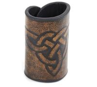 Nordic Patterned PU Leather Decorazione Dei Capelli Coppia Per Gli Uomini Donne Vintage Tema Partito Hairpieces Accessori di Moda In Rilievo Cuoio DELL'unità di