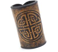 Nordic Patterned PU Leather Decorazione Dei Capelli Coppia Per Gli Uomini Donne Vintage Tema Partito Hairpieces Accessori di Moda In Rilievo Cuoio DELL'unità di