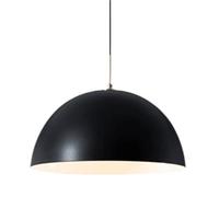 Nordic Personality Chandelier, E27 Screw Ceiling Lighting Fixtures, Creative Minimalist Semi-Circular Iron Art Hanging Lamp, Dining Room Office Study Decoration Pendant Light(Dark,30cm)