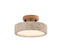 Nordic Pietra Naturale Marmo Led Plafoniera, Giallo Travertino Arte Plafoniera, Metà Del Secolo Moderno Vintage Vicino Al Soffitto Lampada per Camera da Letto Corridoio Ingresso Cucina Balcone Foyer