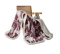 Nordic Plaid Blanket Quilt Milk Fleece Thick Fleece Blanket Winter Warm Blanket Coral Fleece Blanket Siesta Blanket (Color : A Size : 150 * 200cm) (B 150 * 200cm)