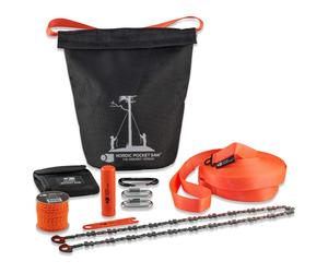 Nordic Pocket Saw - Arborist Version 2 - Sega Chain Length: 83 cm orange/nero