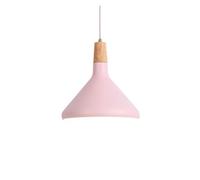 Nordic Postmodern Triangle Pendant Lamp Fixture Kitchen Island Light Industrial Chandeliers Lighting, Dinning Room Decor Luminaire Gold Light(Pink,27CM)