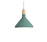 Nordic Postmodern Triangle Pendant Lamp Fixture Kitchen Island Light Industrial Chandeliers Lighting, Dinning Room Decor Luminaire Gold Light(Green,27CM)