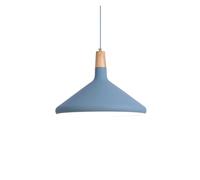 Nordic Postmodern Triangle Pendant Lamp Fixture Kitchen Island Light Industrial Chandeliers Lighting, Dinning Room Decor Luminaire Gold Light(Blue,40CM)