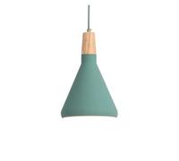 Nordic Postmodern Triangle Pendant Lamp Fixture Kitchen Island Light Industrial Chandeliers Lighting, Dinning Room Decor Luminaire Gold Light(Green,18CM)