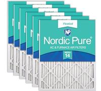 Nordic Pure 16x24x1 MERV 14 - Filtri dell'aria pieghettati AC Furnace, confezione da 6