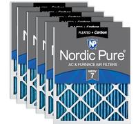 Nordic Pure 6 filtri aria per forno a corrente alternata MERV 7 Plus, 18 x 24 x 1