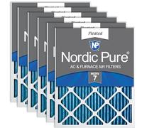 Nordic Pure Merv 7 AC Furnace filtro a pieghe, confezione da 6, 2,5 cm