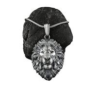 Nordic Puro Stagno Maschile personalità Prepotente in Acciaio Inossidabile 316L Leone Collana Pendente di Moda Uomini E Donne Regalo Gioielli Amuleto