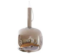 Nordic Restaurant Glass Chandelier LED Ceiling Light White Light Home Decoration Living Room Dining Room Cafe Modern Minimalist Art Chandelier (Size : Pink) (Chrome)