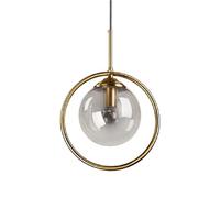 Nordic Retro Style Chandelier Creative Personality Iron Art Glass Hanging Lamp Flush Mount Ceiling Lighting Fixtures | Bedroom, Kitchen, Balcony Decoration Pendant Light(C)