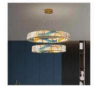 Nordic Ring LED Chandelier Lighting Luxury Living Room Dining Room Crystal Hanging Lamp Modern Study Bedroom Chandeliers