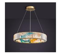 Nordic Ring LED Chandelier Lighting Luxury Living Room Dining Room Crystal Hanging Lamp Modern Study Bedroom Chandeliers