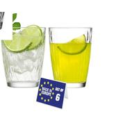 NORDIC SCHILLER Bicchieri da Acqua Moderni, Set 6 415 ml, 100% SENZA PIOMBO, Bicchieri per Succhi, Bicchieri d'Acqua, Drinking Glass Tumblers